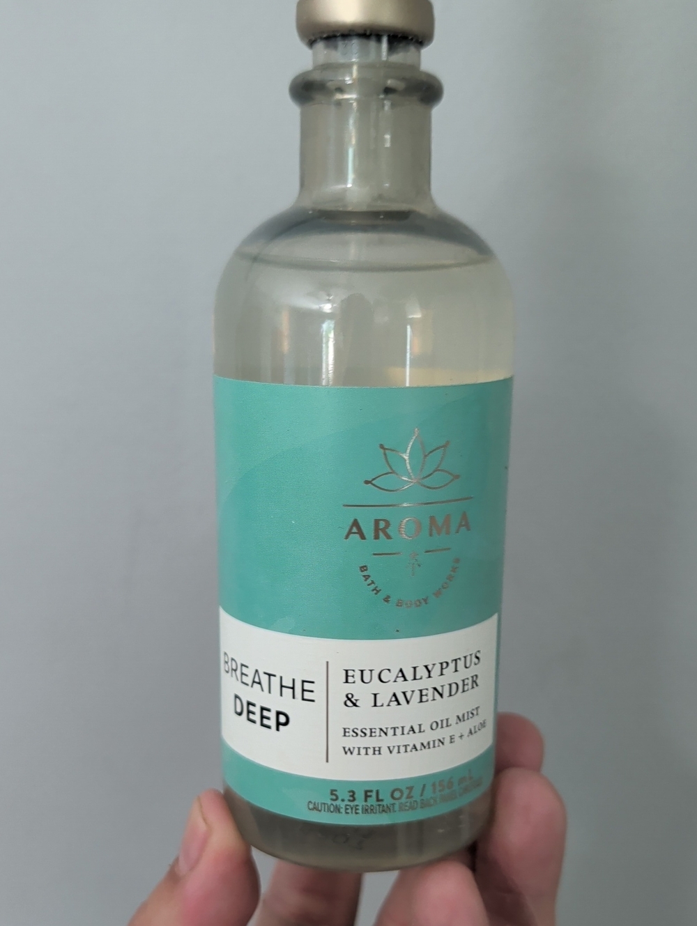 Roma Breathe Deep Eucalyptus & Lavender Mist - Teal